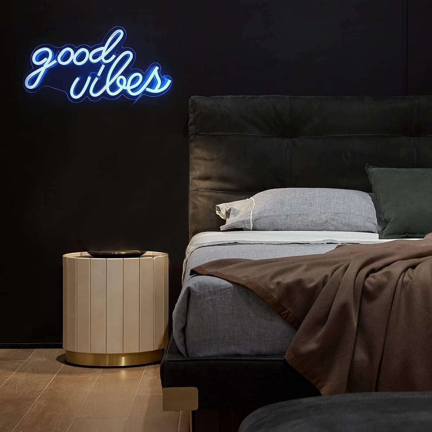 Good Vibes Neon Sign - Light Blue