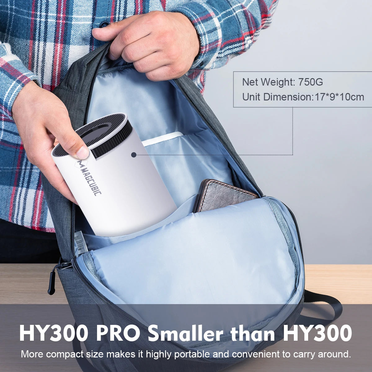 Portable Projector 180° 4K Cinema