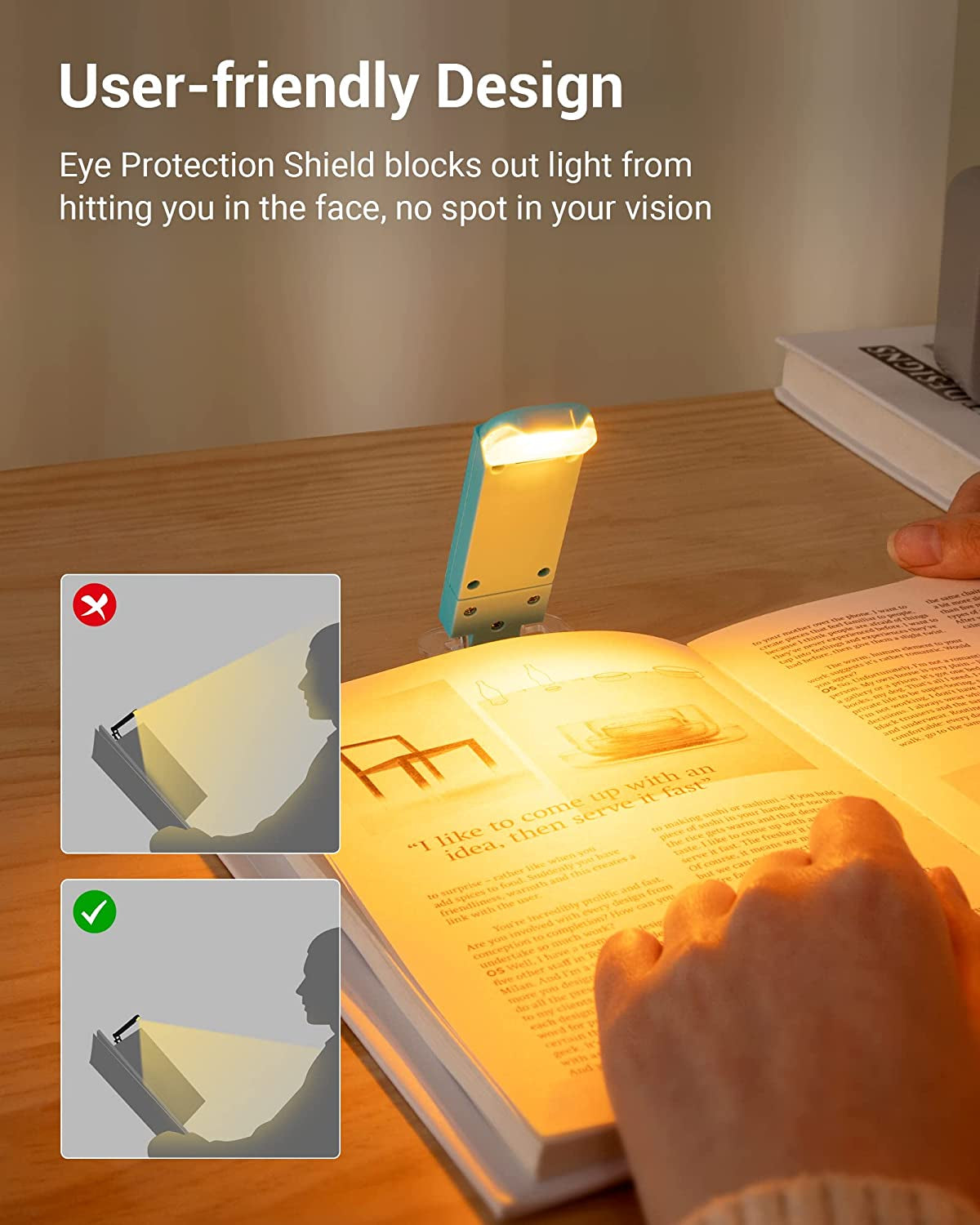 Clip on Book Lamp