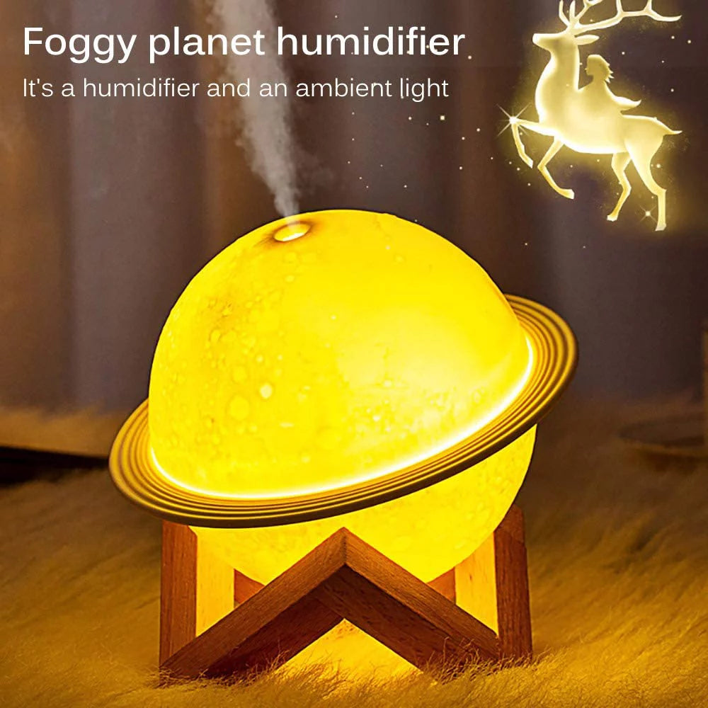 2 in 1 Moon Lamp Humidifier