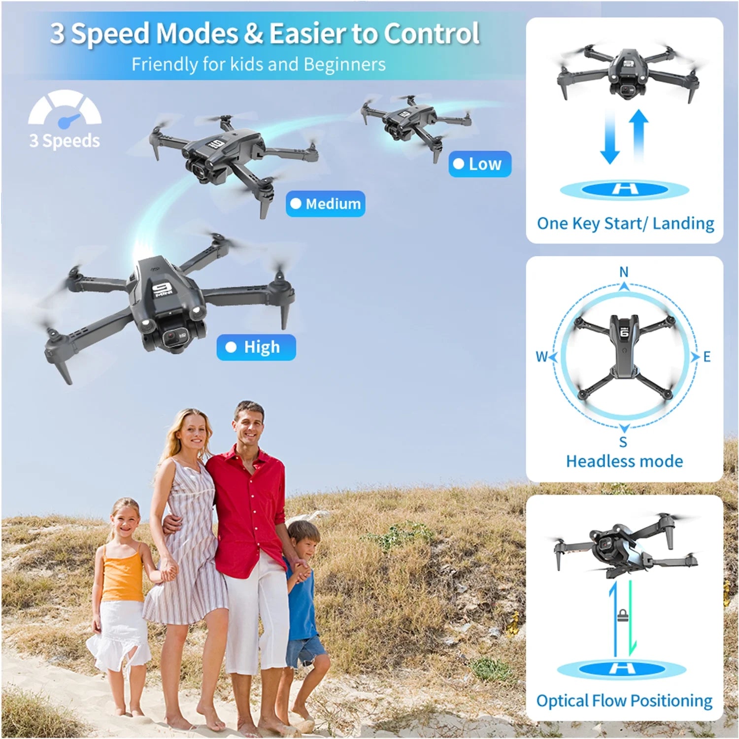 Foldable HD Camera Drone Quadcopter
