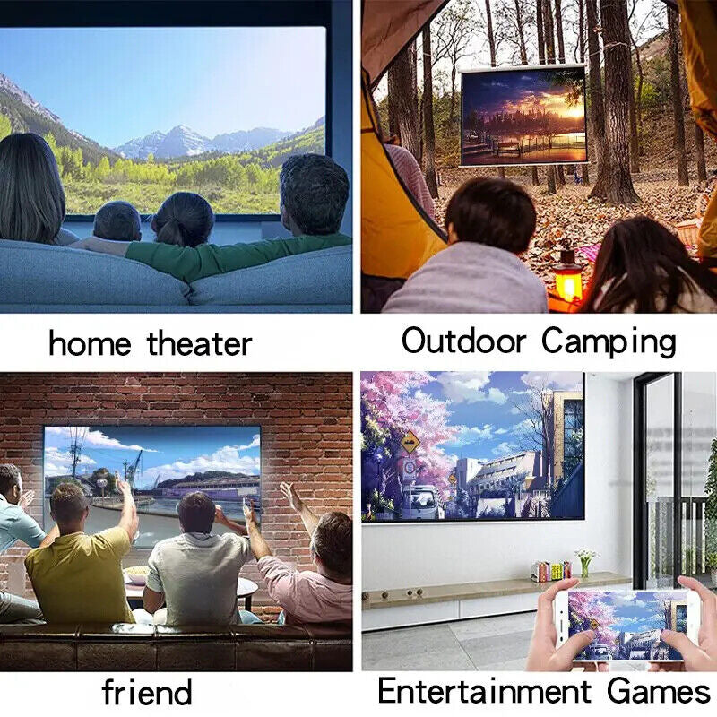 Portable LED Mini Projector 1080P Home Theater