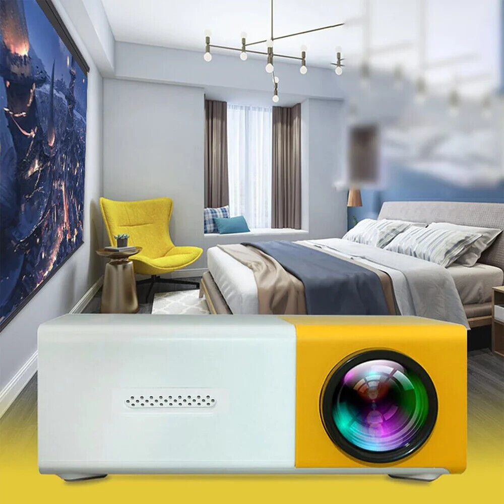 Portable LED Mini Projector 1080P Home Theater