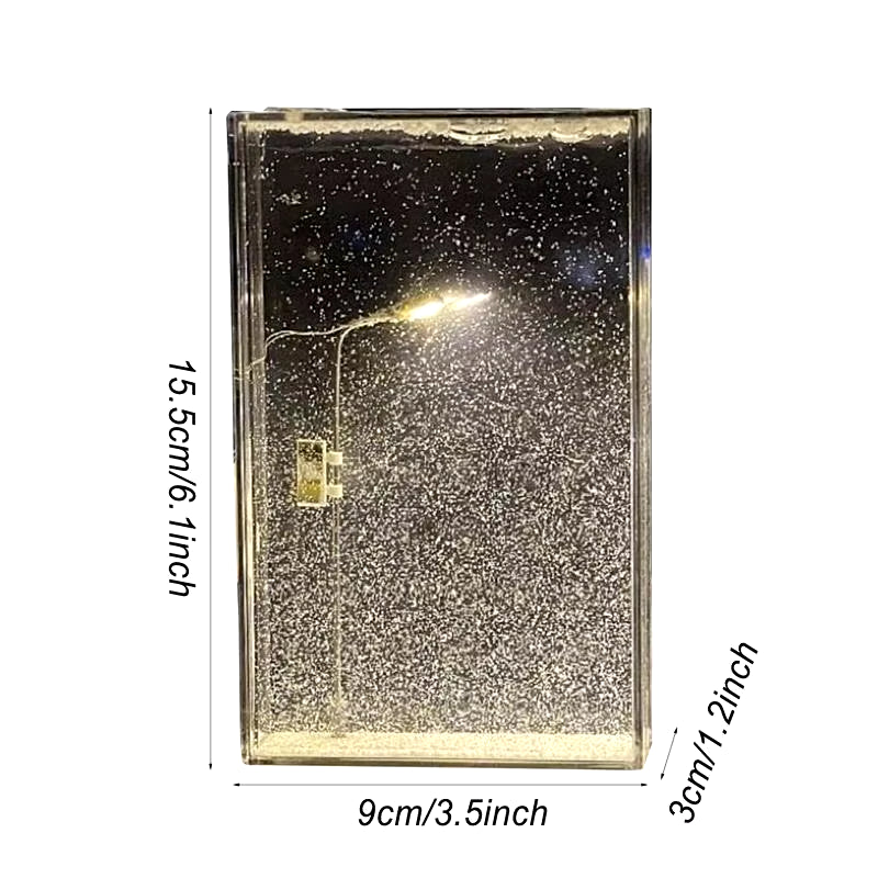 Snow Scene Street Lamp Light