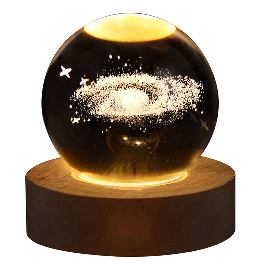 More 3D Crystal Ball Night Lights