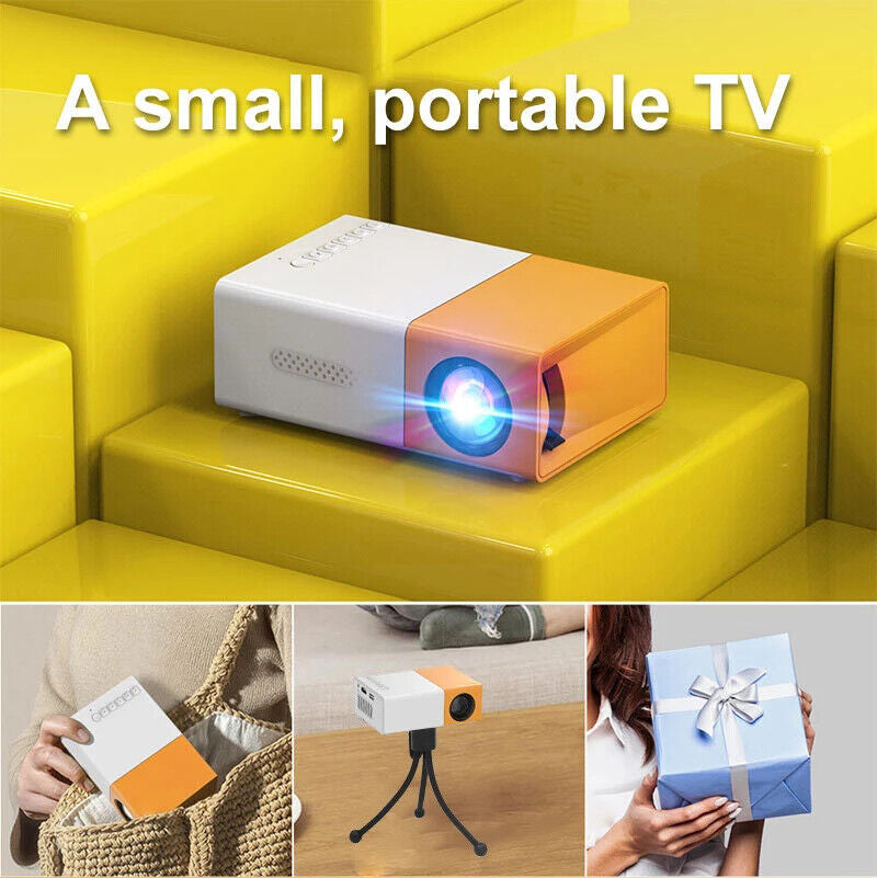 Portable LED Mini Projector 1080P Home Theater