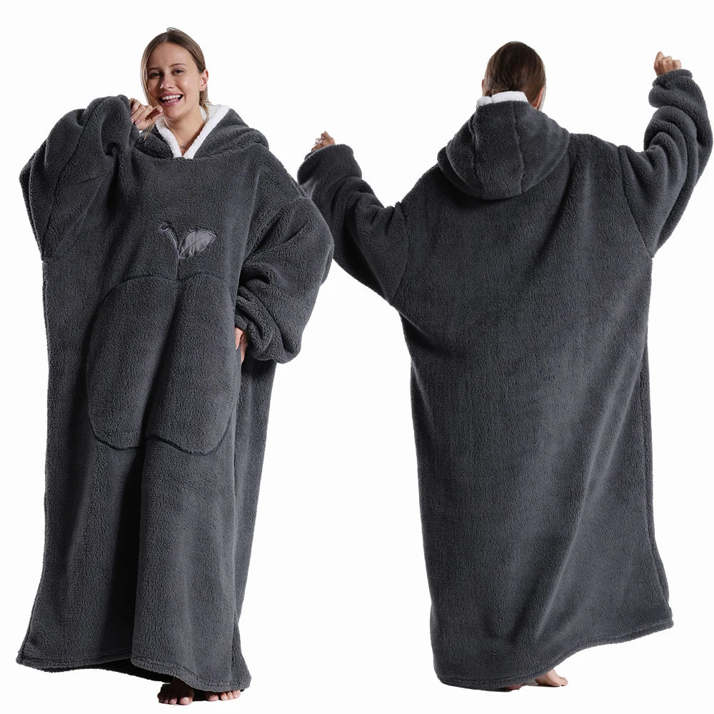 Wearable Oversized Hoodie Blanket 