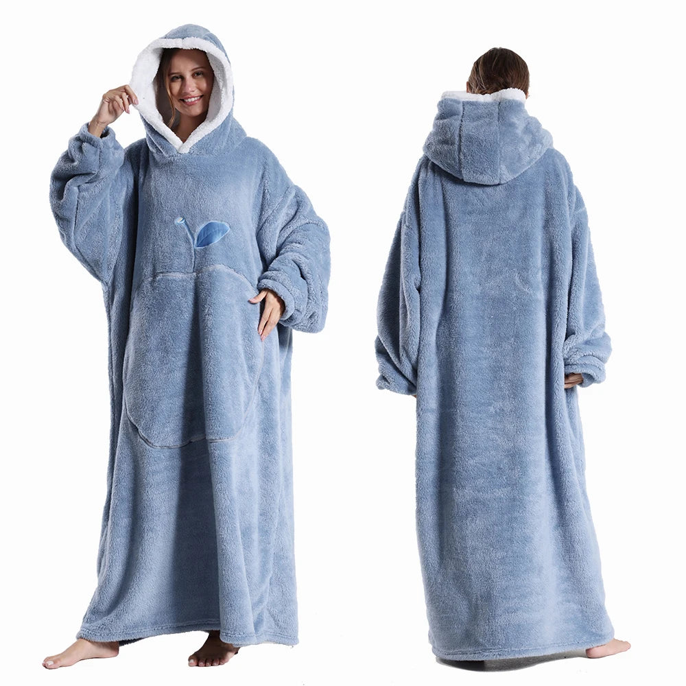 Wearable Oversized Hoodie Blanket 