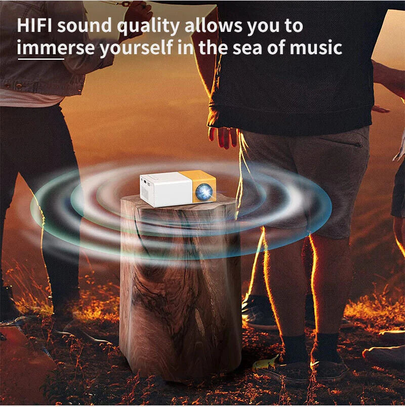 Portable LED Mini Projector 1080P Home Theater
