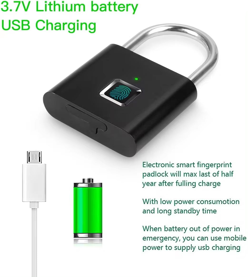 Portable Fingerprint Padlock